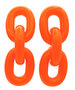 Ohrstecker-Acryl-Glieder-orange